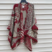 New Boho Reversible Ruana Wrap Shawl -  from PanacheProse