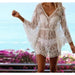 New Boho Short Elegant White Lace Swimsuit Cover-Up – from PanacheProse