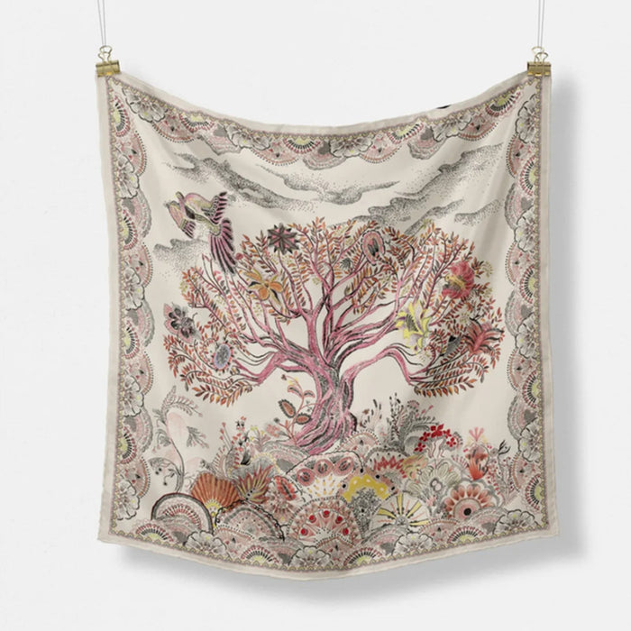 New Boho Tree of Life Colorful Painted Nature Printed Silky Fashion -from PanacheProse