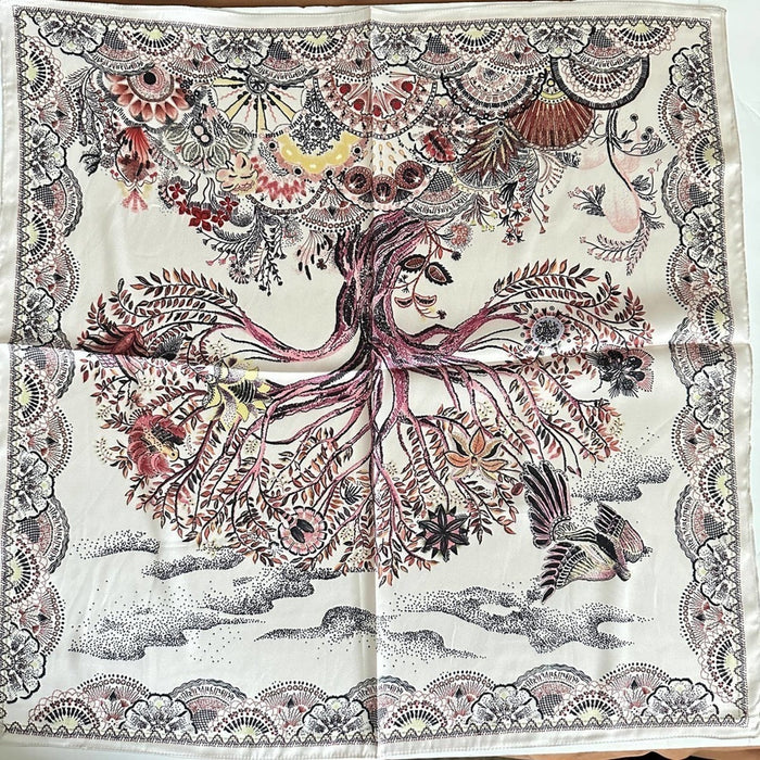 New Boho Tree of Life Colorful Painted Nature Printed Silky Fashion -from PanacheProse