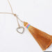 New Boho Trend Adjustable Heart Tassel Necklace - from PanacheProse