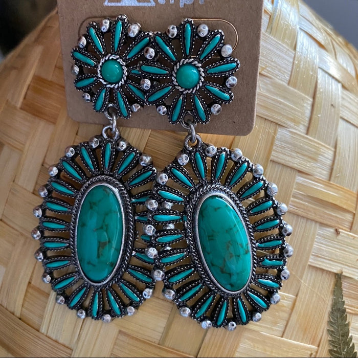New Boho Unique Teardrop earrings - Size Approx. L 3” × W 1.5”, from PanacheProse