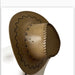 New Cowboy UNISEX Brown Brim Hat 3.5” Summer Sun Hats - One Size, from PanacheProse