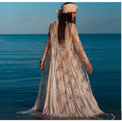 New Elegant White Lace Swimsuit Cover-Up - from  PanacheProse