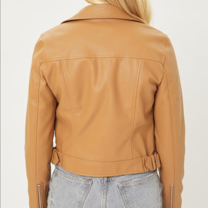 New Leather Moto Women’s Jacket - Medium From PanacheProse