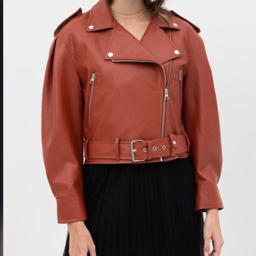 New Leather Women’s Jacket -Size Height: 5'7", Bust: 30",Waist: 24",Hips: 35" drom PanacheProse
