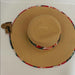 New Straw Hat With Floral Pattern - One Size, from  PanacheProse
