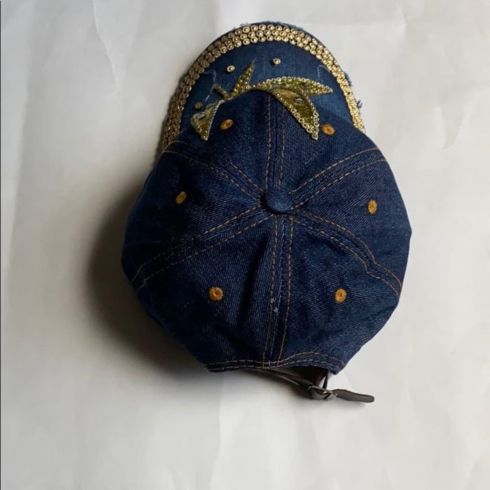 New Women's Adjustable Denim Jeans Cowgirl Hat - From PanacheProse