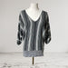 New York & Company Black and Gray Striped Sweater – Women’s Size Small from PanacheProse