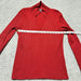 New York & Company Red Ribbed Split Collar V-Neck Sweater - Size XL, from PanacheProse