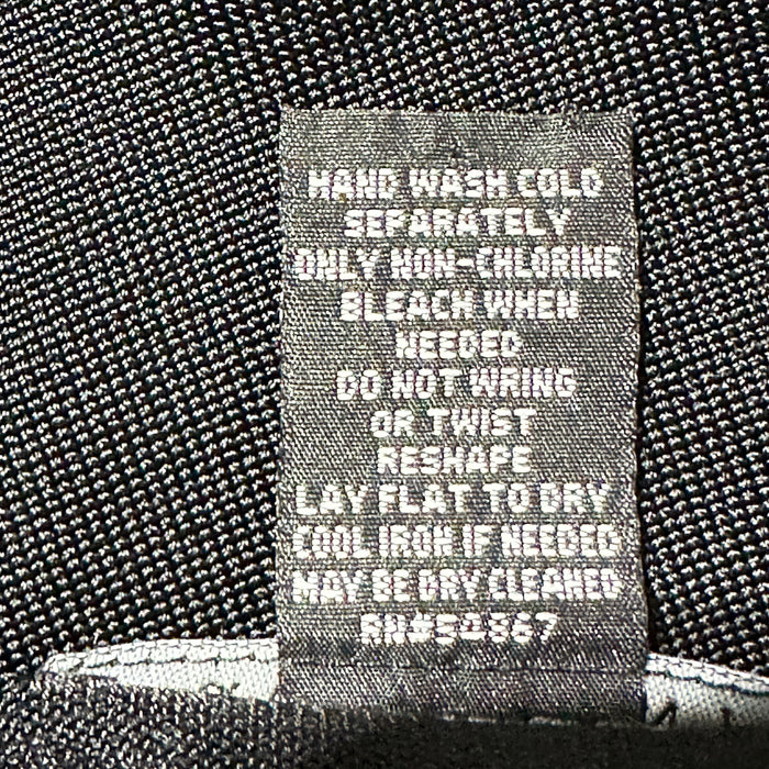 New York & Company Women’s Black V-Neck Wrap Ring Top - Size Medium, from PanacheProse