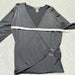 New York & Company Women’s Black V-Neck Wrap Ring Top - Size Medium, from PanacheProse