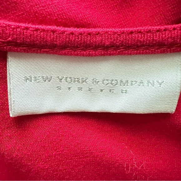 New York & Company Women's Sleeveless Red Blouse - Size Large (L), fromPanacheProse