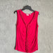 New York & Company Women's Sleeveless Red Blouse - Size Large (L), fromPanacheProse