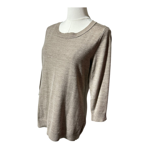 New York & Company Women’s Taupe Lightweight Sweater Pullover - Size Medium, from PanacheProse