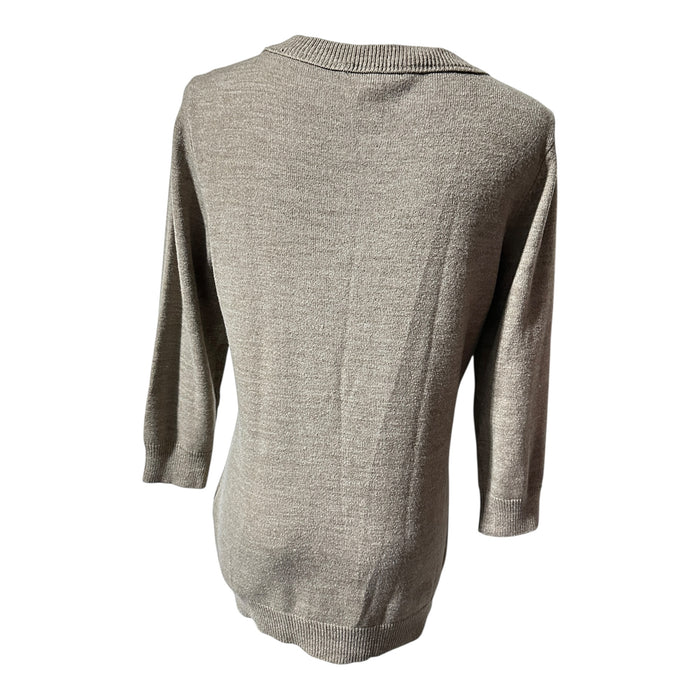 New York & Company Women’s Taupe Lightweight Sweater Pullover - Size Medium, from PanacheProse