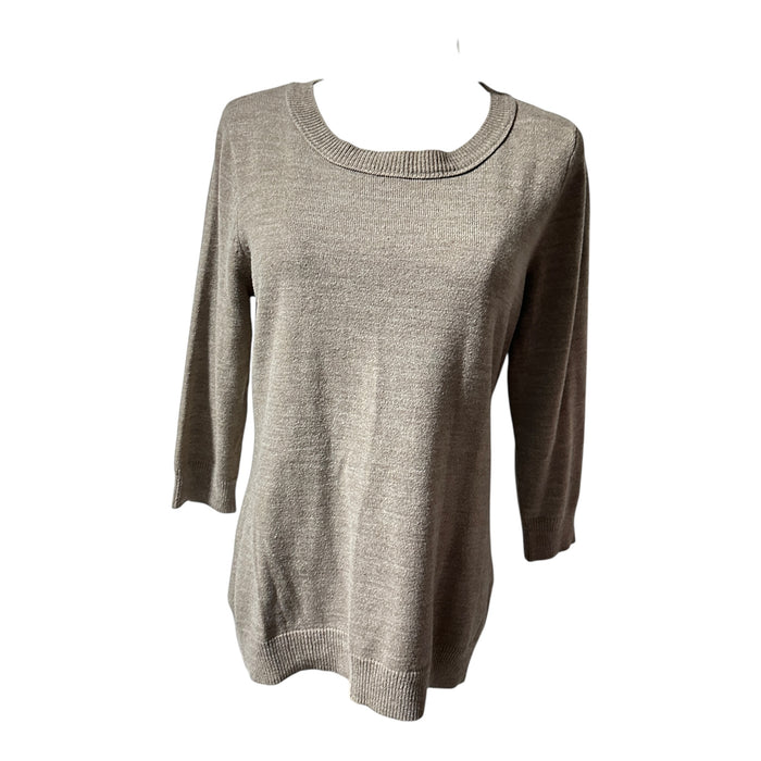 New York & Company Women’s Taupe Lightweight Sweater Pullover - Size Medium, from PanacheProse