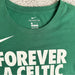 Nike Dri-Fit "Forever a Celtic" Green Graphic Tee – Youth L From PanacheProse