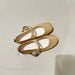 Old navy ballet flat gold shimmer shoes - Size 13, from PanacheProse