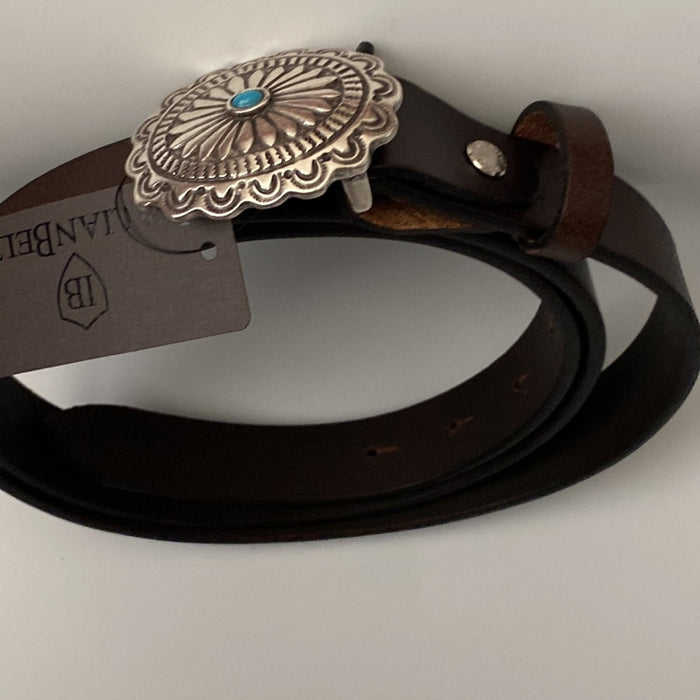 Panacheprose Italian Leather Belt for Women - Size Women’s Large, from PanacheProse