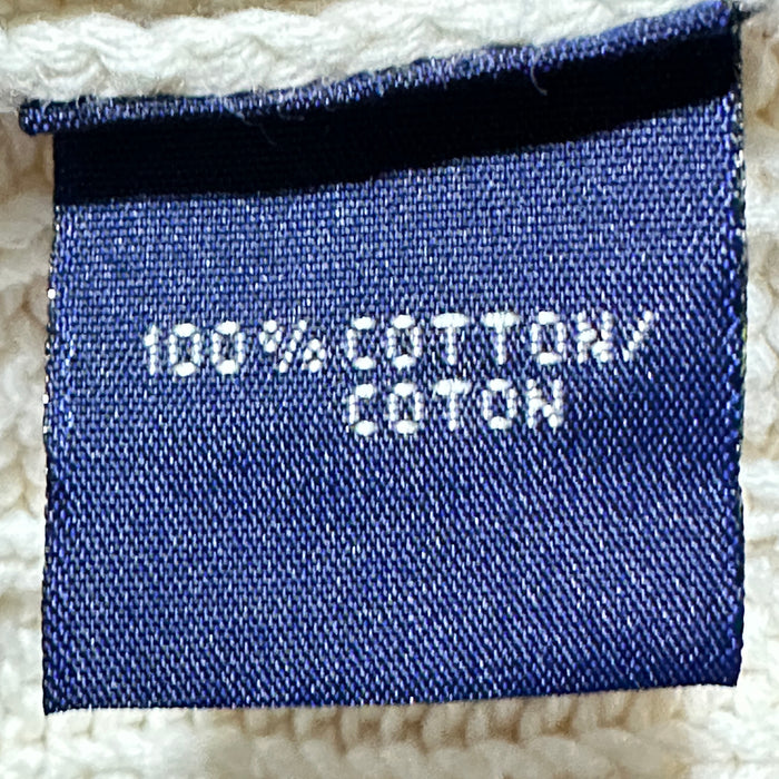 Ralph Lauren Sport Women’s Ivory Cable Knit Turtleneck Sweater - Size Medium, from PanacheProse