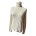 Ralph Lauren Sport Women’s Ivory Cable Knit Turtleneck Sweater - Size Medium, from PanacheProse