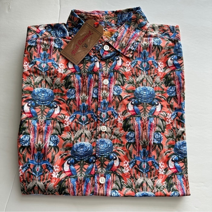 Red Camel Young Men's Trademark 1931 Handcrafted Short Sleeve Shirt - Size S, from PanacheProse