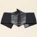 Retro Solid Color Pu Leather Women's Corset Belts - From PanacheProse