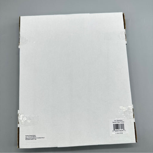 Ridgefield Gold and White Wedding Photo Frame Real Wool Glass - Size 4X6, from PanacheProse