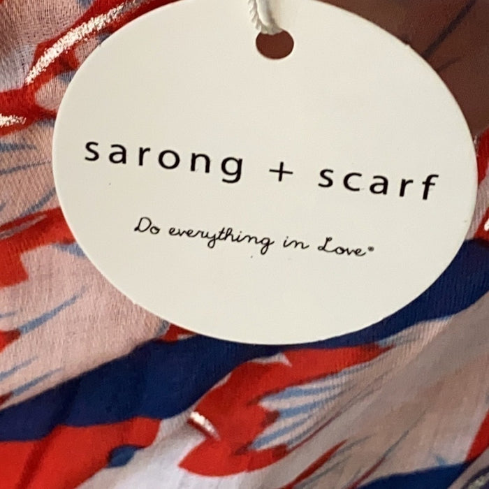 SARONG Floral Print 100% Polyester - Size 44” × 72” inches , from PanacheProse