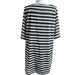 SOHO Apparel Ltd. Black & White Lace insert Stripe Dress – Size Women’s 2X, from PanacheProse