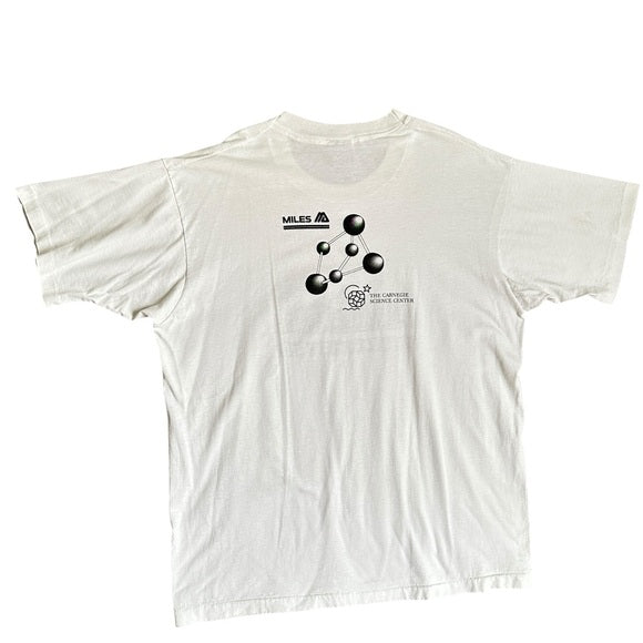 Screen Stars Vintage Cher Overnighter Crew Neck White Graphic T-Shirt - Size XL, from PanacheProse