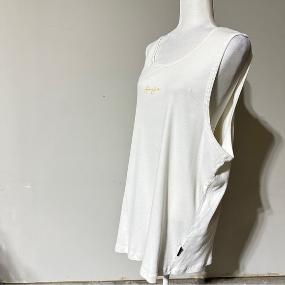 Sean John Men’s White Ribbed T-Shirt – Size XXXL From PanacheProse