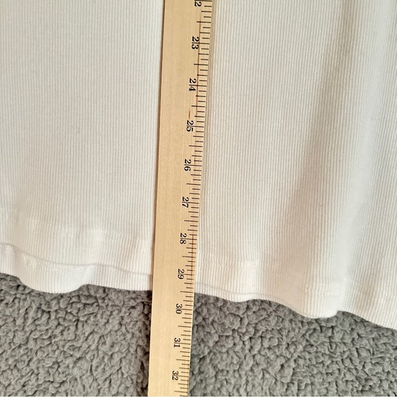 Sean John Men’s White Ribbed T-Shirt – Size XXXL From PanacheProse