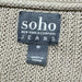 Soho Jeans New York & Company Women’s Beige Open Knit V-Neck Sweater Top - Size Medium, from PanacheProse