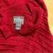 Soho Women’s Red Tie‑Back Knit Sweater – Size Large, from PanacheProse