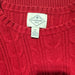 St John’s Bay Red Cable Knit Sweater Cotton Blend Women’s - Size Large Tall, from PanacheProse