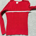 St John’s Bay Red Cable Knit Sweater Cotton Blend Women’s - Size Large Tall, from PanacheProse