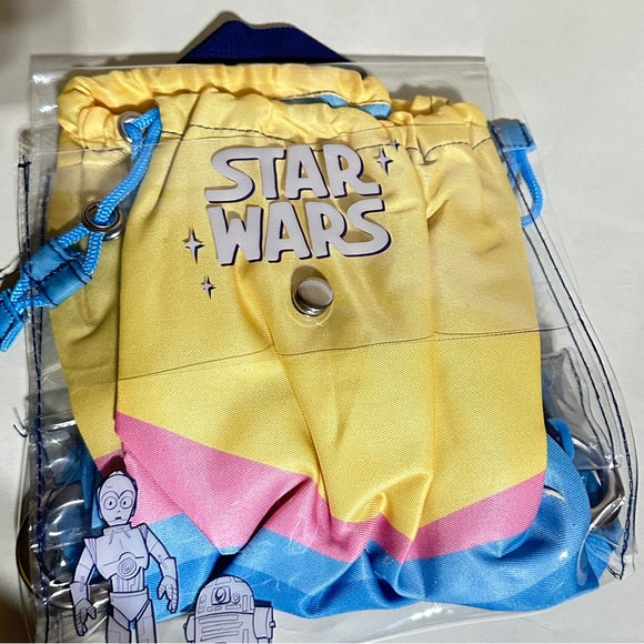 Star Wars Clear Vinyl Backpack with Cinch Sack - One Size, from PanacheProse