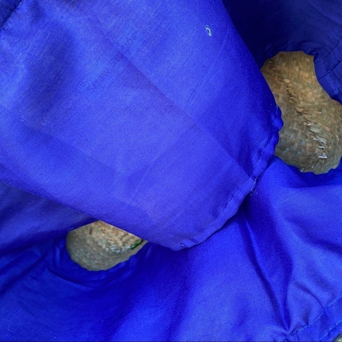 Straw Studios Women’s Blue  Multi Straw Tote - Size 17" L × 13" H × 8" D, from PanacheProse