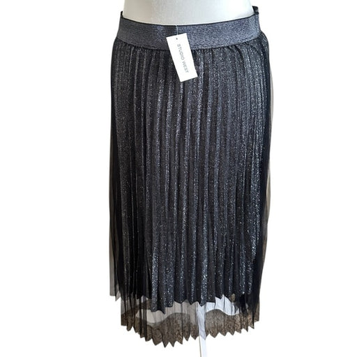 Studio West Metallic Sheer Overlay Dress – Size Large, from PanacheProse