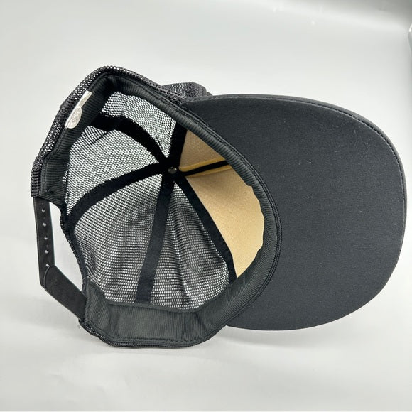 T.I. Vintage Florida Black Trucker Hat – Gold Embroidered Snapback from PanacheProse