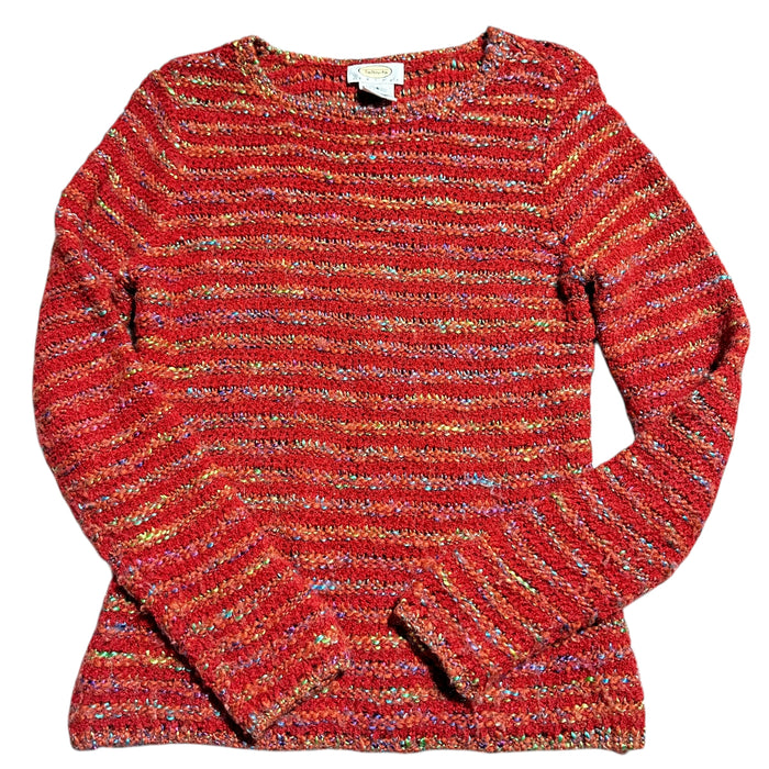 Talbots Petites Red Multi-Color Wool Blend Sweater – Size Small, from PanacheProse