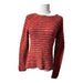 Talbots Petites Red Multicolor Boucle Knit Sweater Wool Blend - Size  Small, from PanacheProse