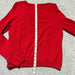 Talbots Red Button-Front Cardigan Silk Blend Sweater - Size M from PanacheProse