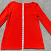 Talbots Red Textured Long Sleeve Bateau Neck Top Women’s - Size Medium, from PanacheProse