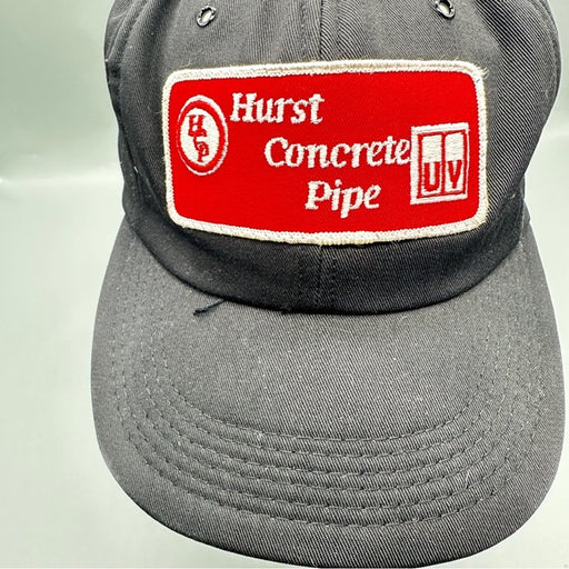Tomkin Vintage Hurst Concrete Pipe Trucker Hat – Union Patch Workwear Cap from PanacheProse