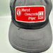 Tomkin Inc. Vintage Hurst Concrete Pipe Trucker Snapback Hat – Union Patch, Foam Front, Mesh Back
