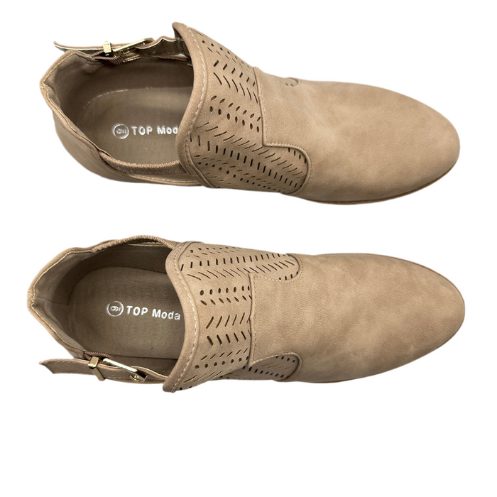 Top Moda Women's Suede Ankle Boots – Size 9 From PanacheProse