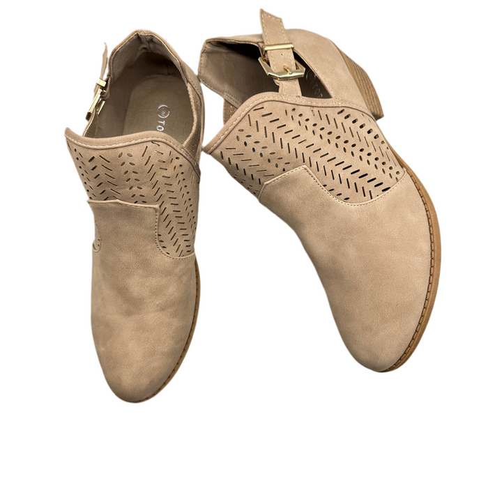 Top Moda Women's Suede Ankle Boots – Size 9 From PanacheProse